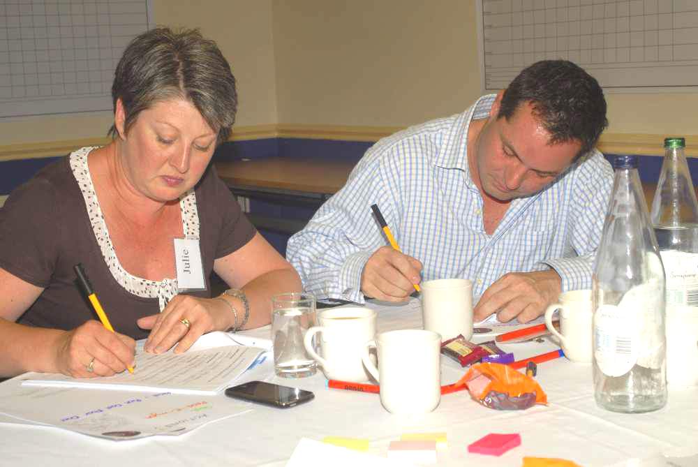 Delegates setting their personal and business goals